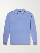 SEASE - Supima Cotton-Jersey Polo Shirt - Blue
