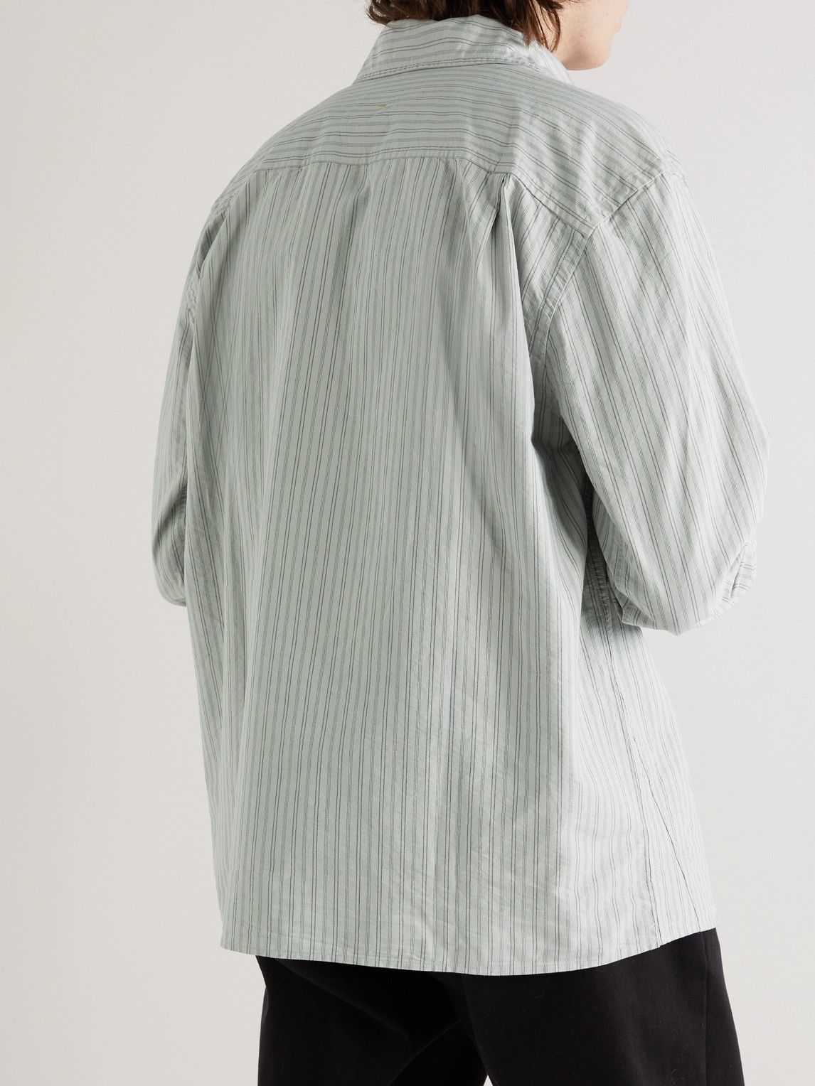 Margaret Howell - MHL. Striped Cotton-Poplin Shirt - Blue Margaret