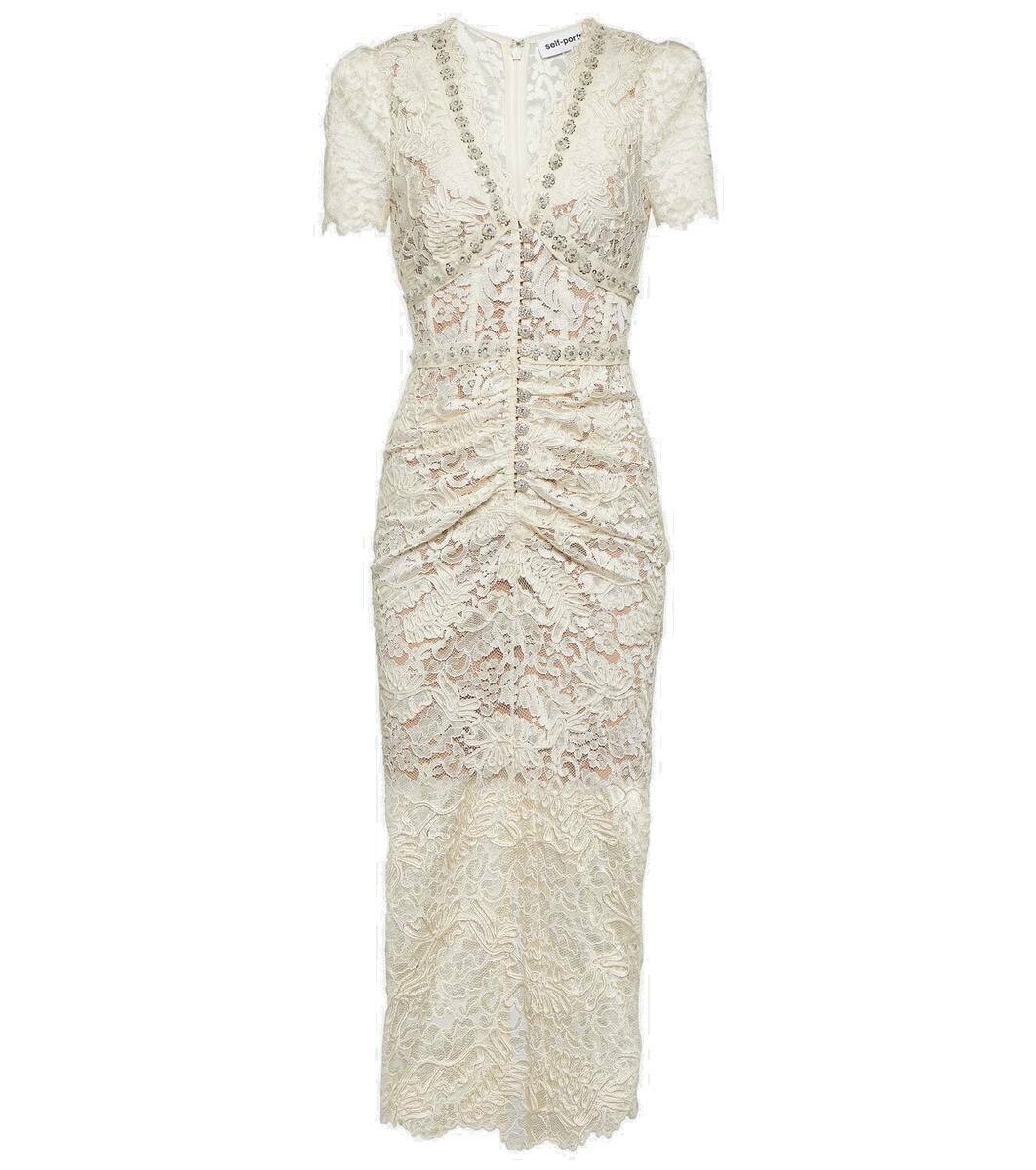 Self Portrait Lace Halter Dress - Women's 8