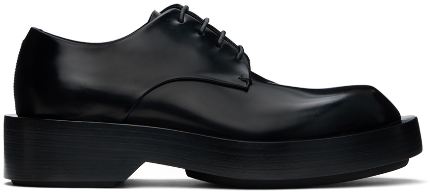 靴 JILSANDER 21aw MONK STRAP DERBY SHOES Jil Sander Black Leather Monk Derbys for Men | Lyst