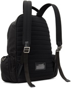 Dolce&Gabbana Black Nylon Rubberized Logo Backpack