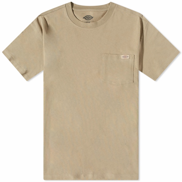 Photo: Dickies Men's Porterdale Pocket T-Shirt in Desert Sand