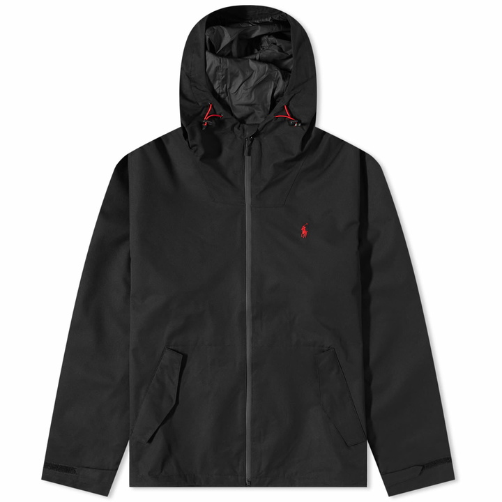 Photo: Polo Ralph Lauren Men's Packable Windbreaker in Polo Black