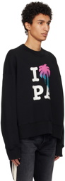 Palm Angels Black 'I Love PA' Sweatshirt