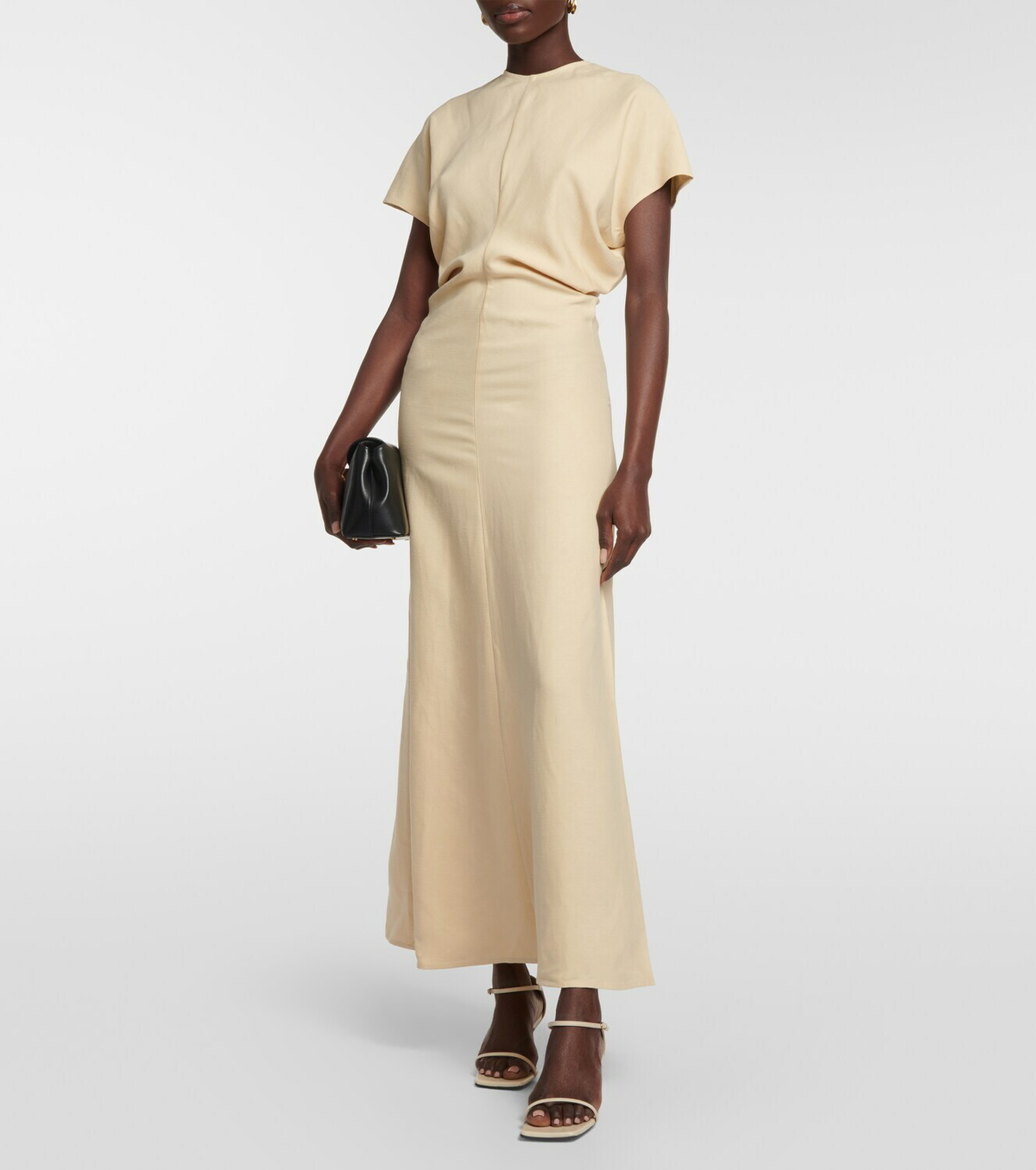 black dress for women a line Donna Karan Women's Sleeveless A Line Dress - Black main image 0