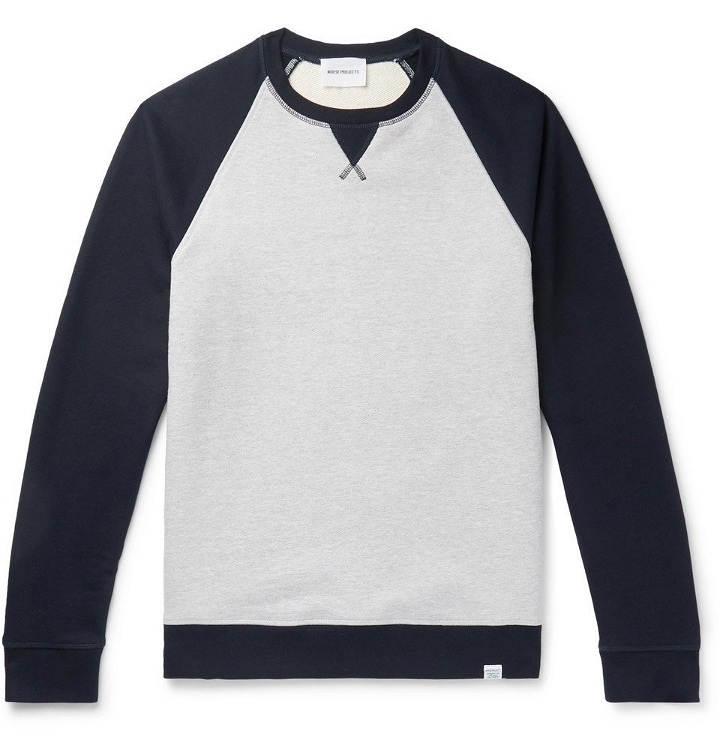 Photo: Norse Projects - Ketel Loopback Cotton-Jersey Sweatshirt - Navy
