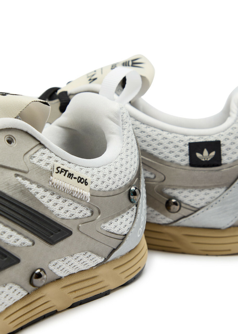 Adidas X Song For The Mute X Sftm Adizero Panelled Mesh Sneakers Silver