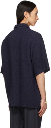 Camiel Fortgens SSENSE Exclusive Purple Basic Boucle Shirt