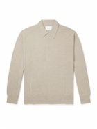 NN07 - Raymond 6584 Wool-Blend Polo Shirt - Neutrals