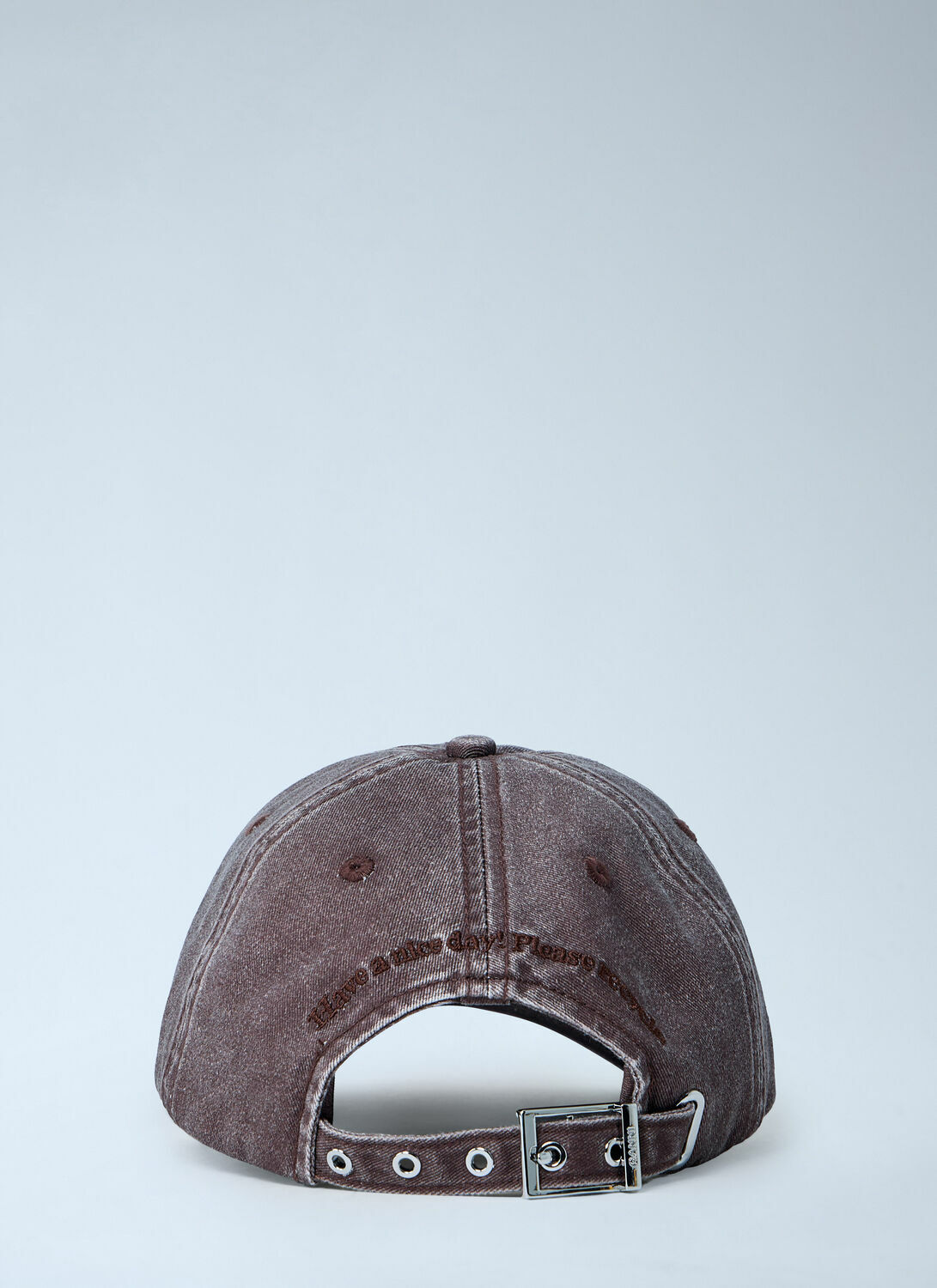 GANNI Logo Motif Baseball Cap