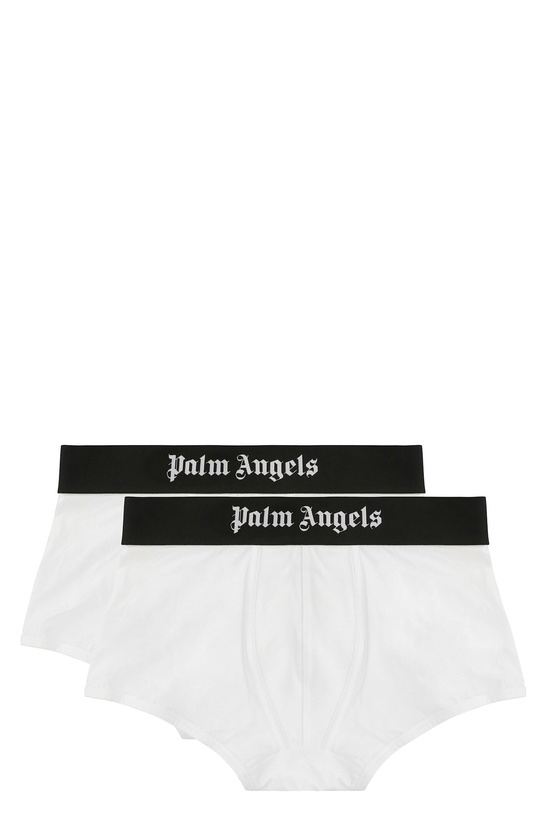 Photo: Palm Angels Set Of Two Cotton Boxers