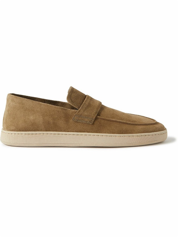 Photo: Officine Creative - Herbie Suede Loafers - Green