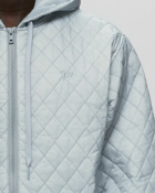 Patta Insulated Quilted Hooded Jacket Grey - Mens - Bomber Jackets/Windbreaker