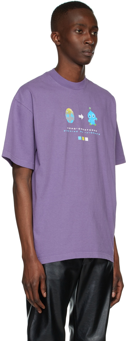 Stray Rats Purple Sonic The Hedgehog Edition Chao Egg T-Shirt