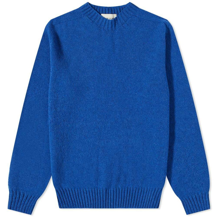 Photo: Country Of Origin Men's Supersoft Seamless Crew Knit in Paradise Blue