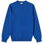 Country Of Origin Men's Supersoft Seamless Crew Knit in Paradise Blue