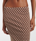 Montce Natalia polka-dot midi skirt