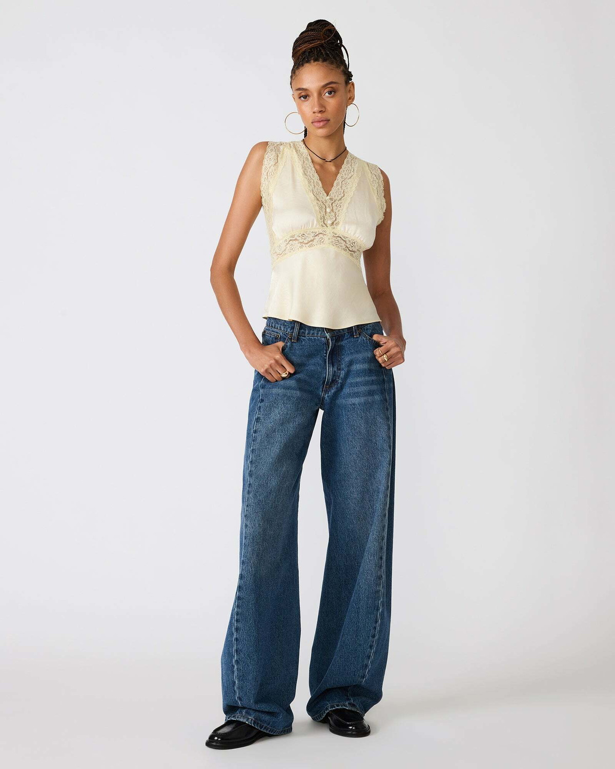 Steve Madden Elinor Top in Cream