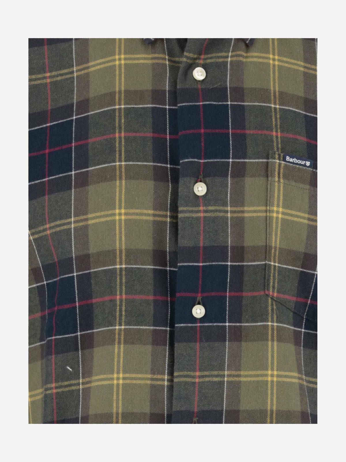 Barbour Cotton Shirt With Check Pattern