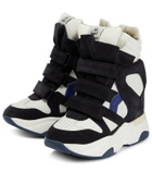 Isabel Marant - Balskee leather wedge sneakers