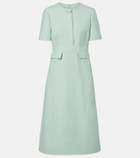 Valentino Crepe Couture VGold midi dress