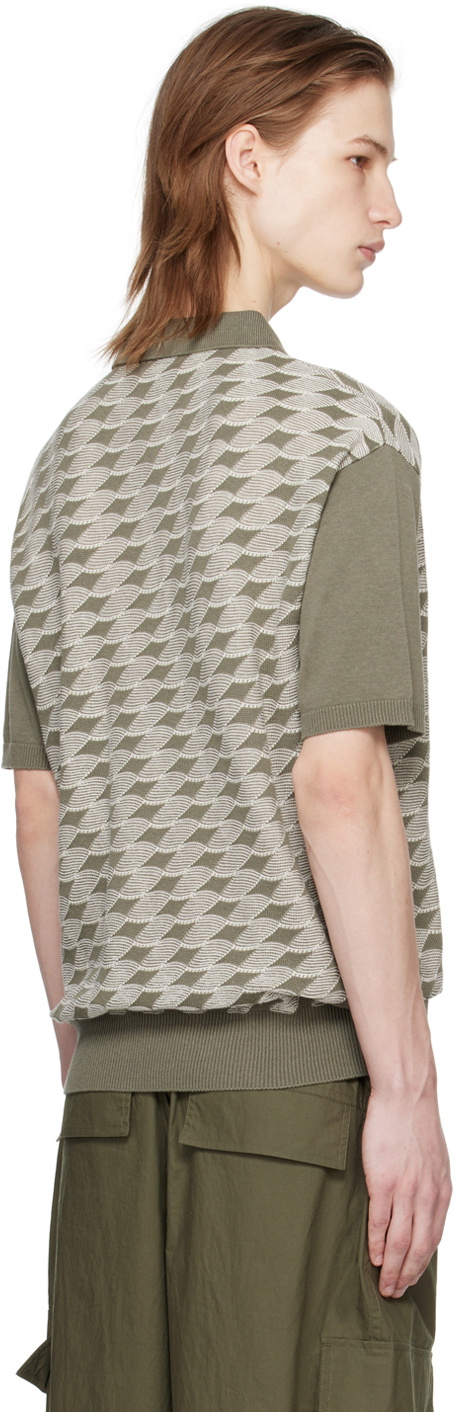 AFTER PRAY Khaki Knotted Polo