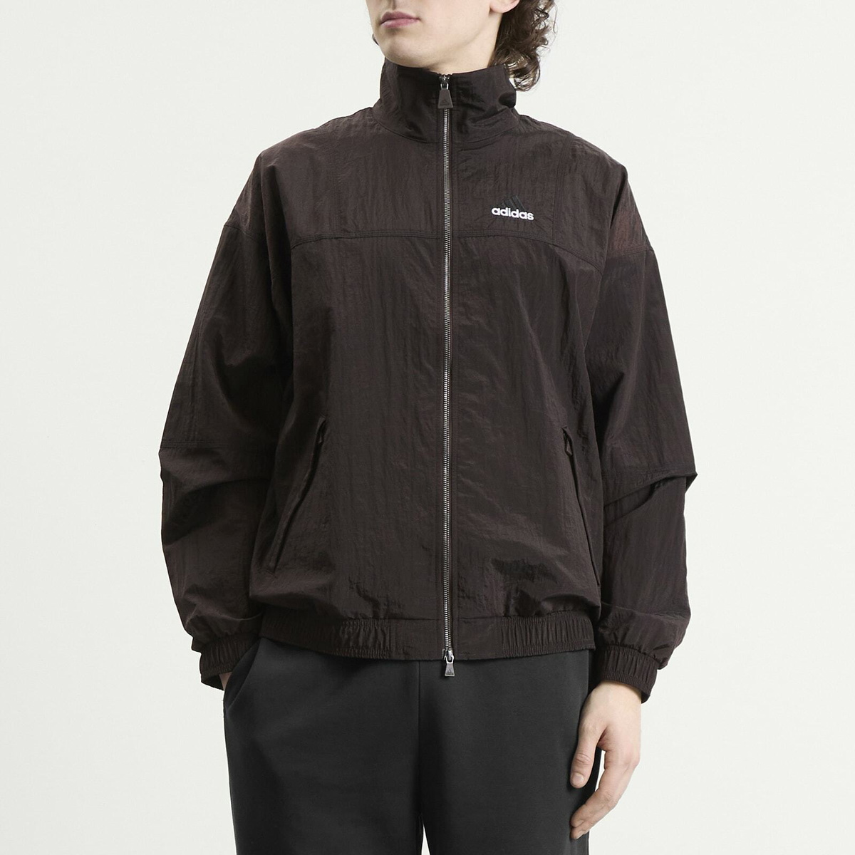Adidas Men's EQT Iridescent Track Top in Aurora Coffee