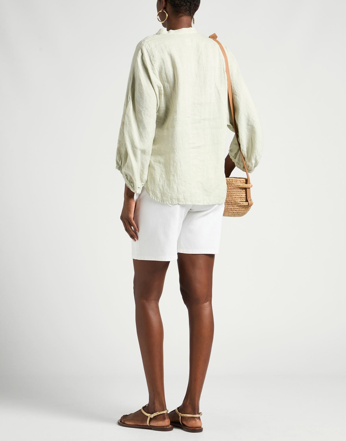 Eleventy Womens Top in Sage green