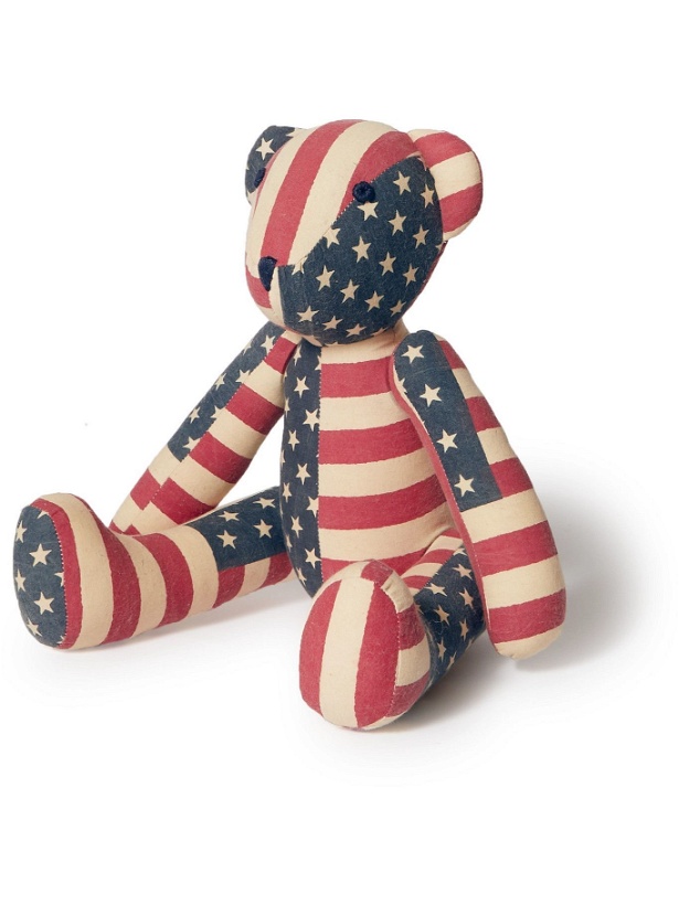 Photo: RRL - Limited Edition Printed Patchwork Cotton Teddy Bear