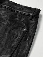 John Elliott - Cast 2 Skinny-Fit Leather Trousers - Black