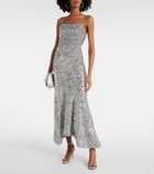 Ganni Sequined slip dress