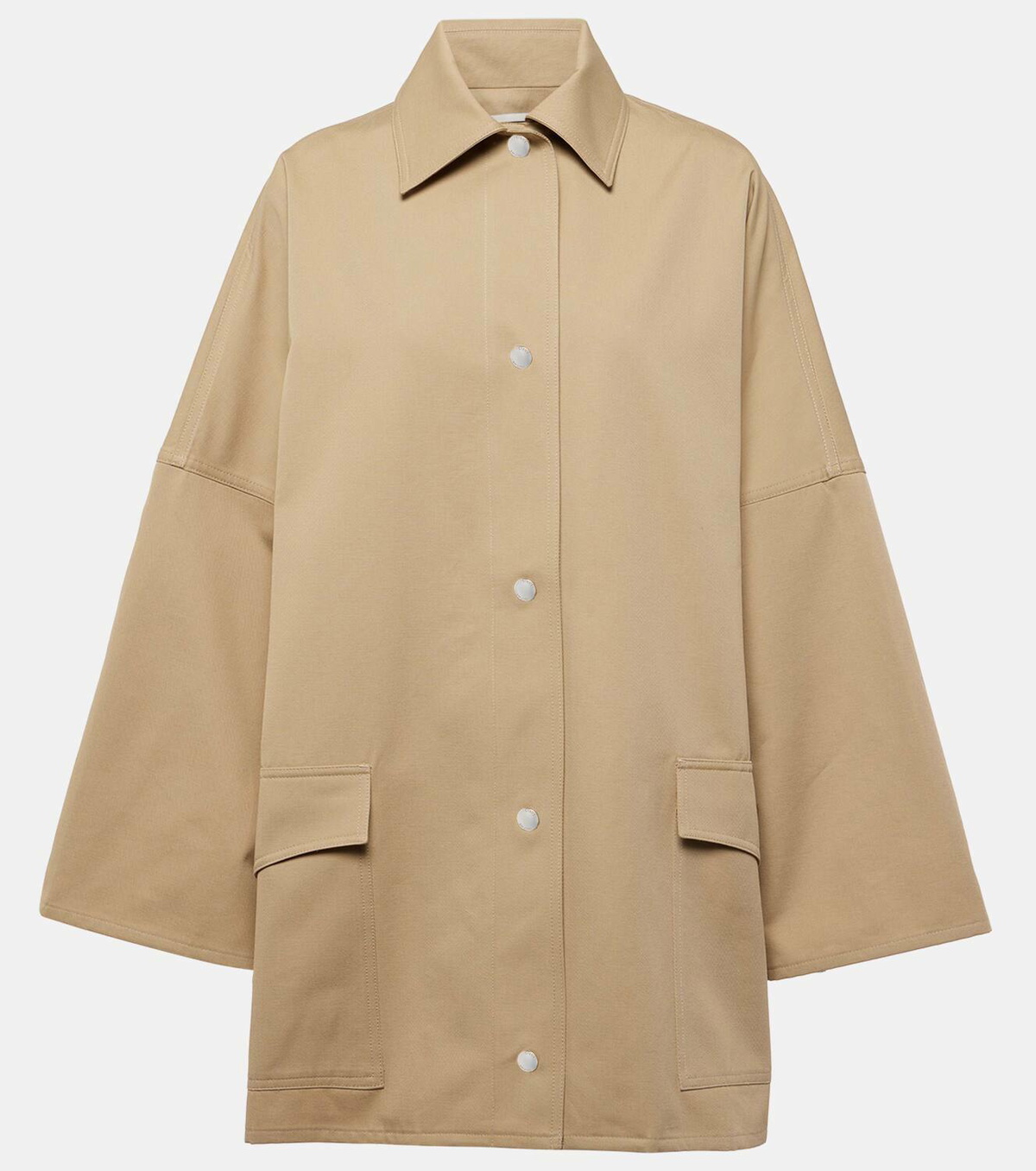 ジャケット TOTEME FELT OVERSIZE JACKET Toteme Oversized cotton twill jacket Toteme