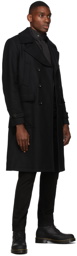 Belstaff Black Wool New Milford Coat