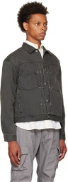 John Elliott Gray Thumper Type II Denim Jacket