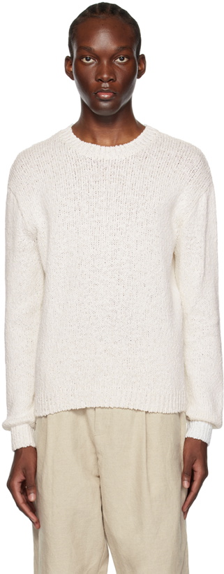 Photo: A.P.C. White Gaston Sweater
