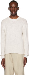 A.P.C. White Gaston Sweater