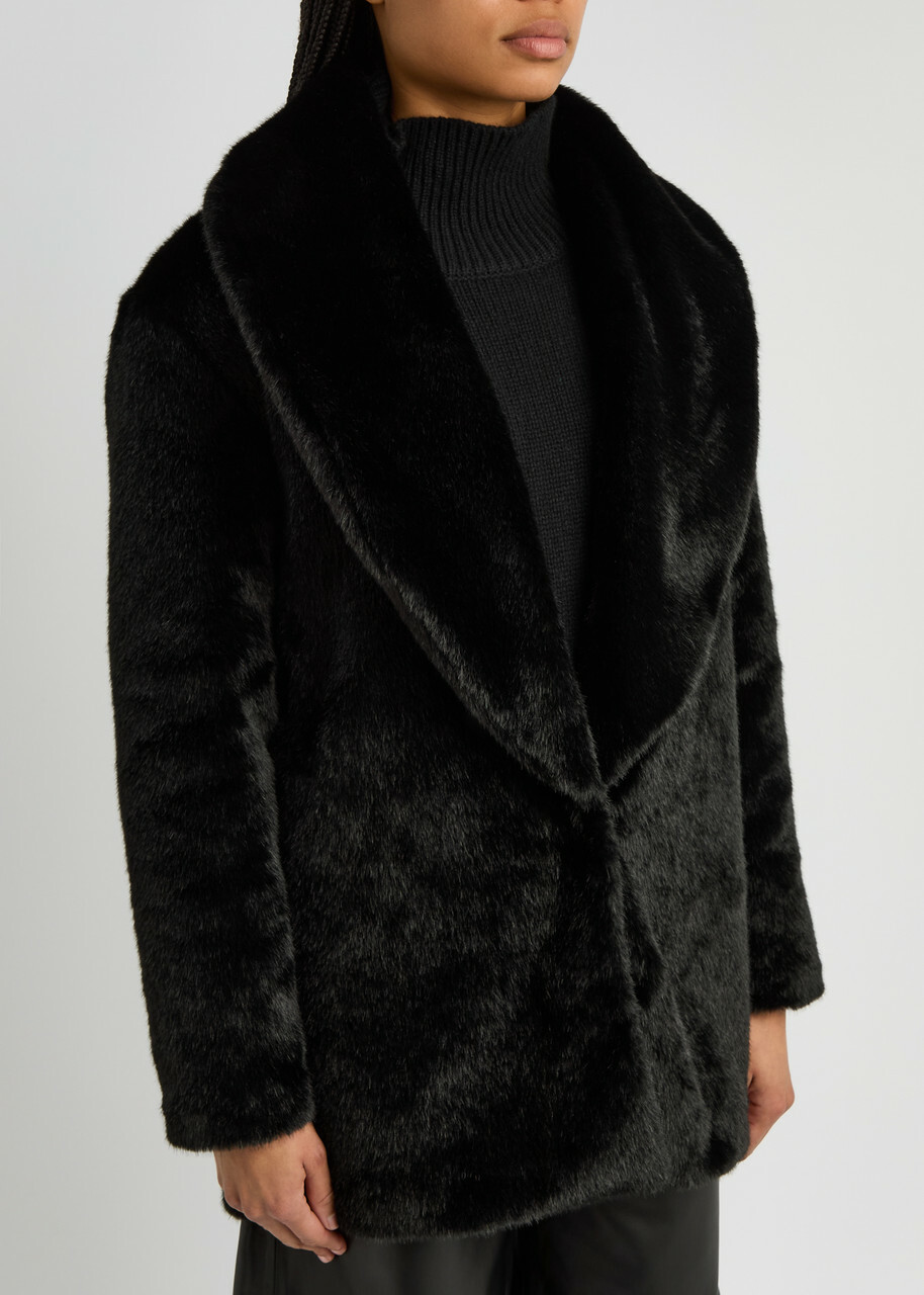 Aexae Faux fur Coat Black