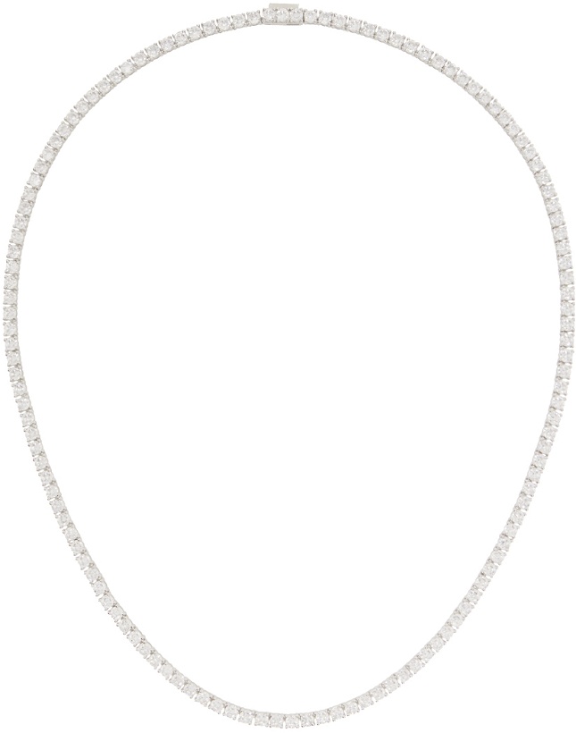 Photo: Hatton Labs Silver Classic Tennis Chain Necklace