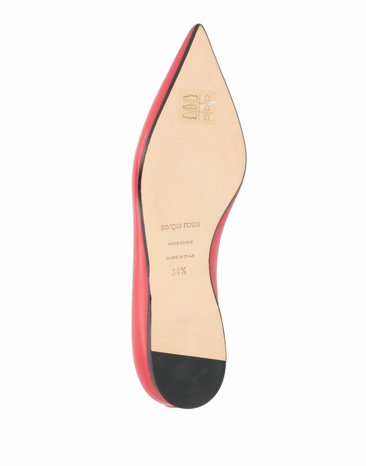 Sergio Rossi Womens Ballet flats Brick