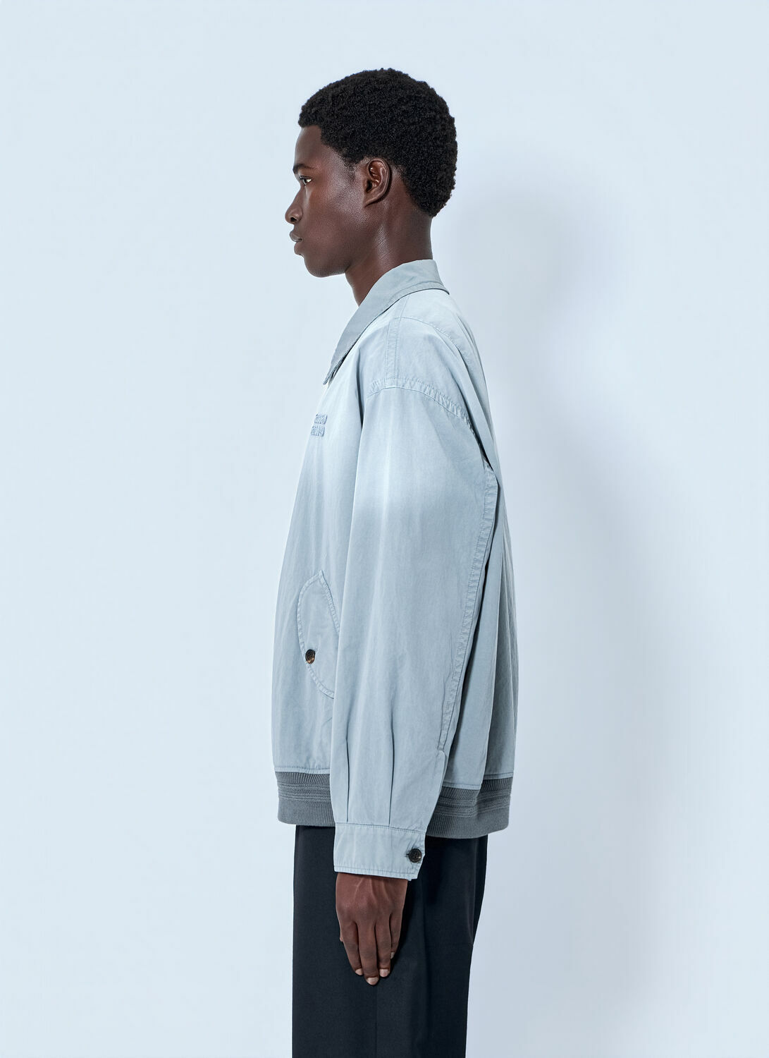 Miu Miu Old Twill Blouson Jacket