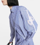 Patou Striped cotton poplin shirt