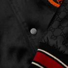 Gucci Hood Insert Logo Varsity Jacket