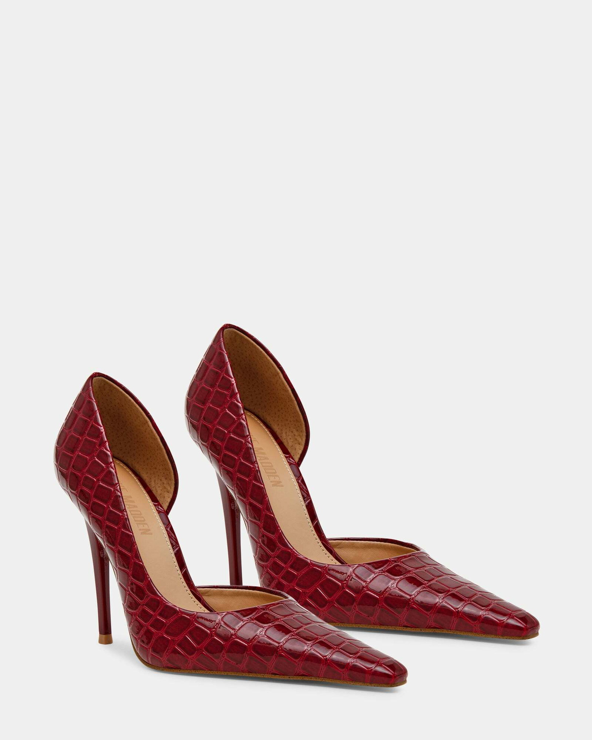 Steve Madden Elegantt Heels in Red Exotic