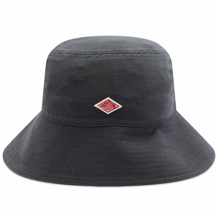 Photo: Danton Men's Logo Bucket Hat in Charcoal