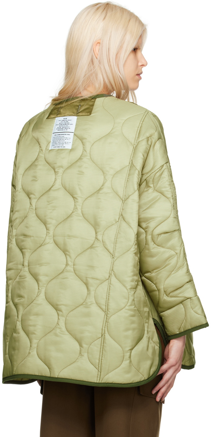 The Frankie Shop Green Teddy Jacket The Frankie Shop