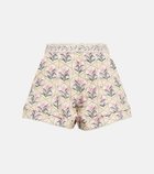 Agua by Agua Bendita Toronjil printed high-rise shorts