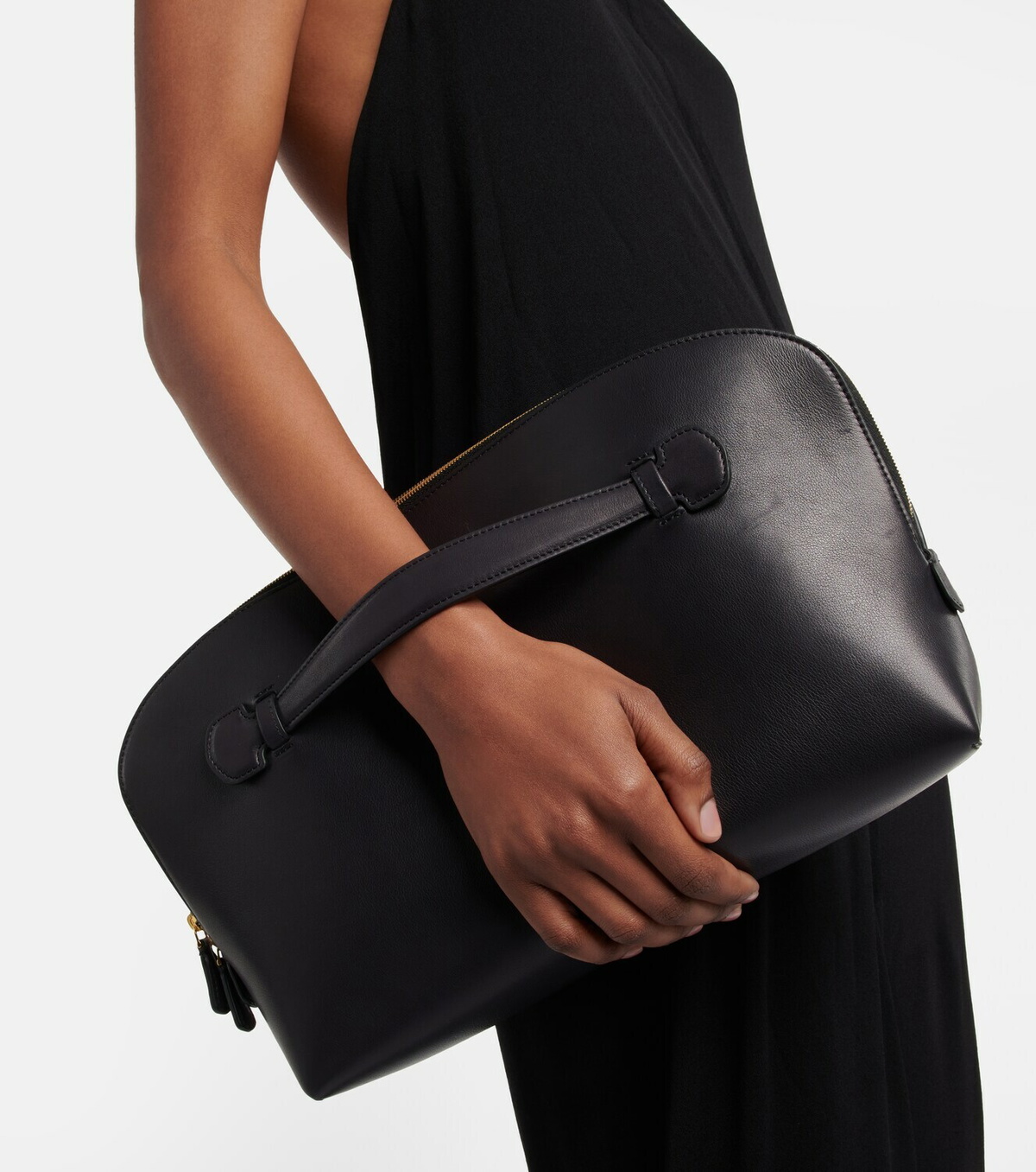 The Row - Ellie leather clutch The Row