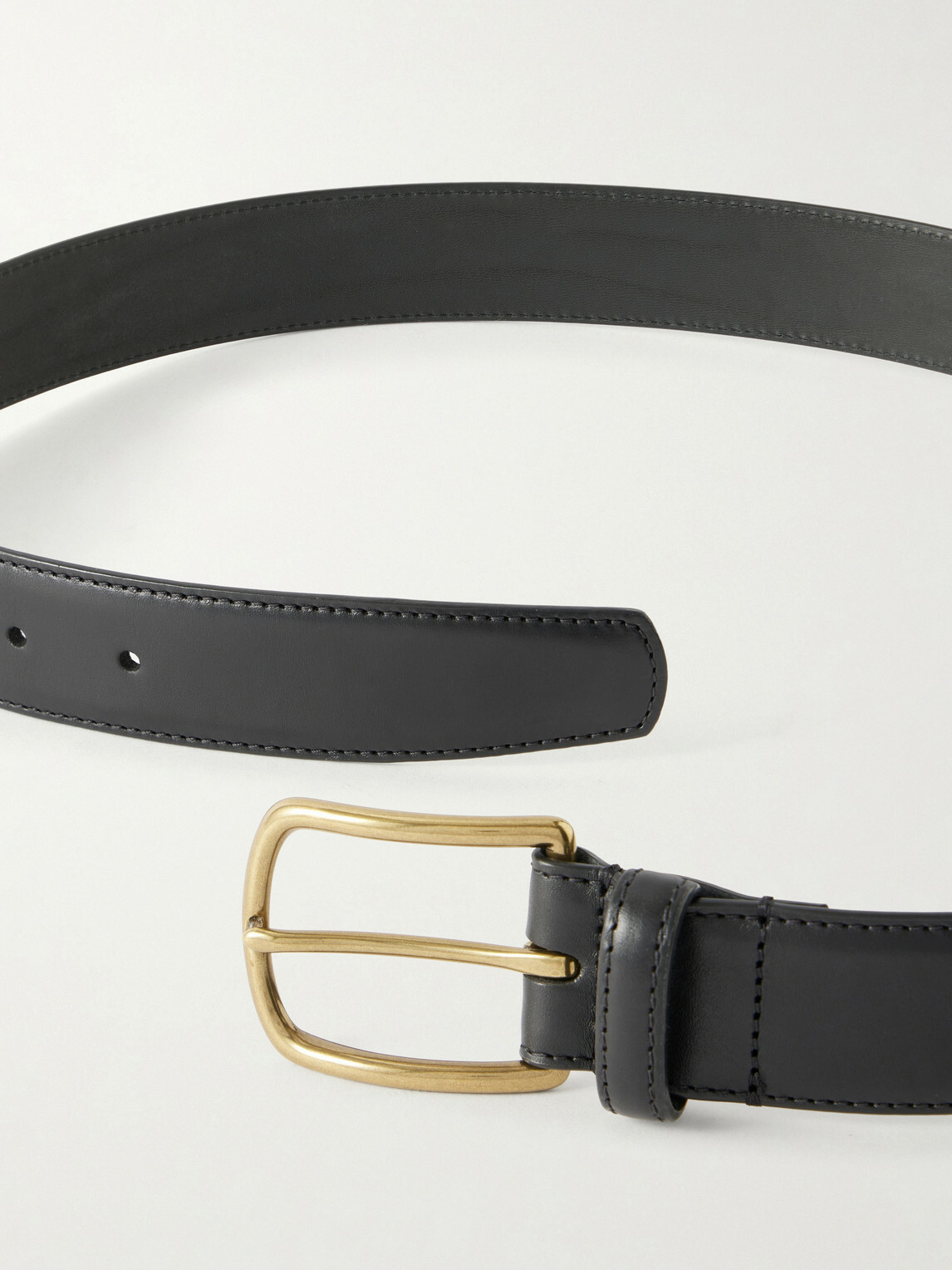 Officine Creative - 4cm Leather Belt - Black