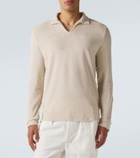 Fedeli Cotton terry polo shirt