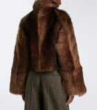 Nour Hammour Cameron shearling jacket